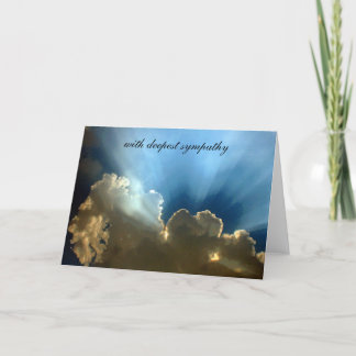 silver lining sympathy card