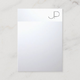 Silver Look Modern Elegant Professional Template Business Card