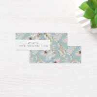 silver luxurious tropical foliage Wedding card