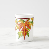 Silver Maple on a Bone China Mug