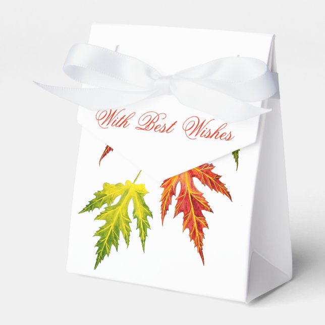 Silver Maple on a Favour Box (Front Side)