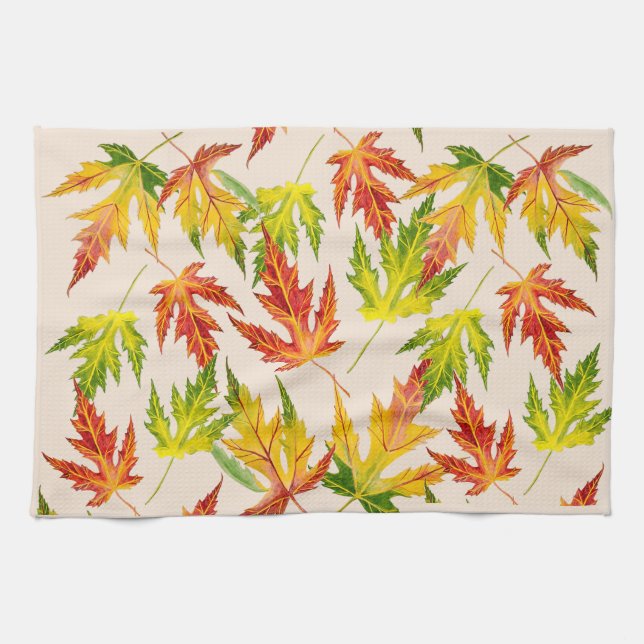 Silver Maple on a Kitchen Towel (Horizontal)