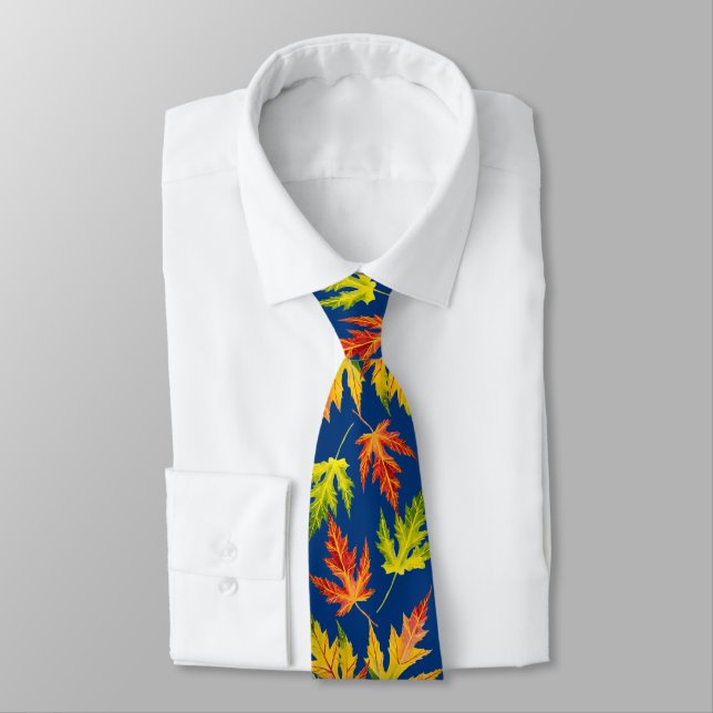 Silver Maple on a Neck Tie (Tied)