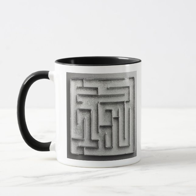 Silver maze mug (Left)