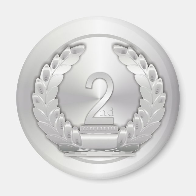 Silver Medal Magnet (Front)
