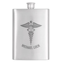 Silver Medical Symbol Personalised Nurses Doctors