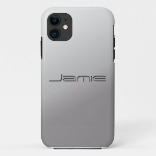Silver Metal Customised iPhone5 covers