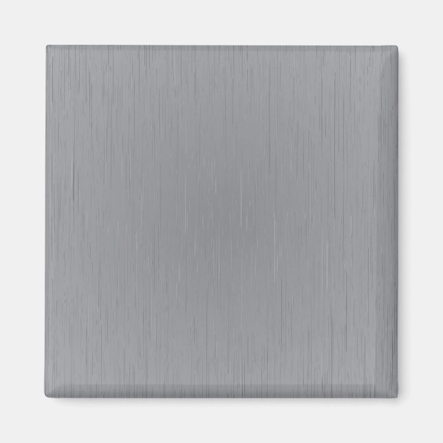 Silver Metal Look Magnet (Front)