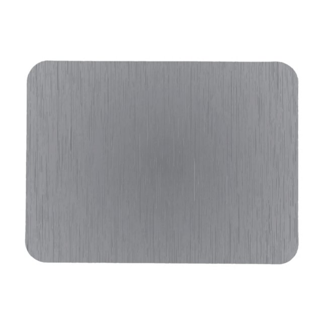 Silver Metal Look Magnet (Horizontal)