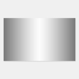 Silver Metal Look Sticker