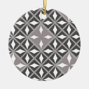 Silver Mine Ceramic Ornament