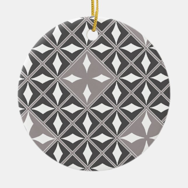 Silver Mine Ceramic Ornament (Front)