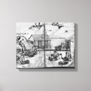 Silver mine of La Croix-aux-Mines Canvas Print