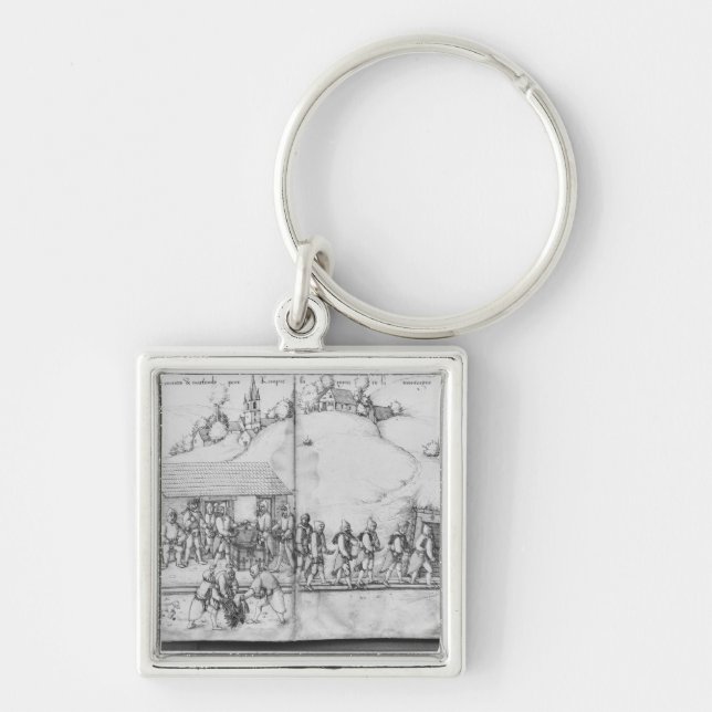 Silver mine of La Croix-aux-Mines, Lorraine 2 Key Ring (Front)