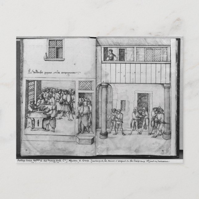 Silver mine of La Croix-aux-Mines, Lorraine Postcard (Front)