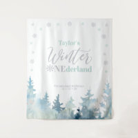 Silver & Mint Winter onderland 1st Birthday