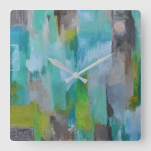 Silver Moon Wall Clock