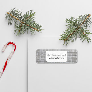 Silver Mosaic Festive Winter Address