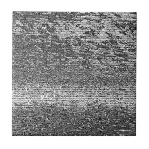 Silver mosaic pattern tile