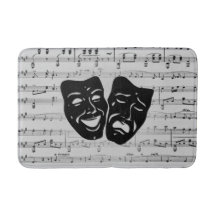 Silver Music and Theatre Masks