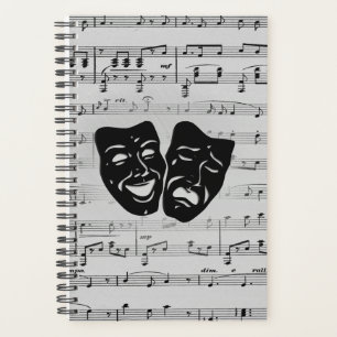Silver Music and Theatre Masks Planner