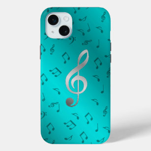 silver music notes otter box OtterBox iPhone case
