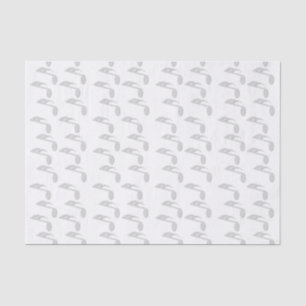 Silver Music Notes Tissue Paper