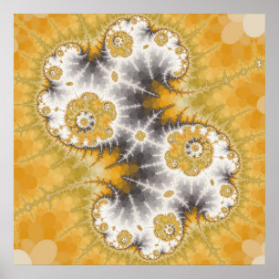 Silver Nebula Poster