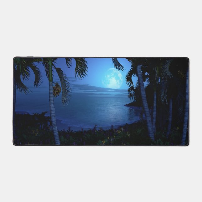 Silver Night Desk Mat (Front)