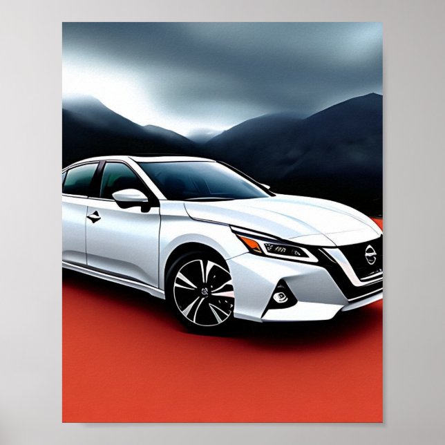 Silver Nissan 2023. Poster (Front)