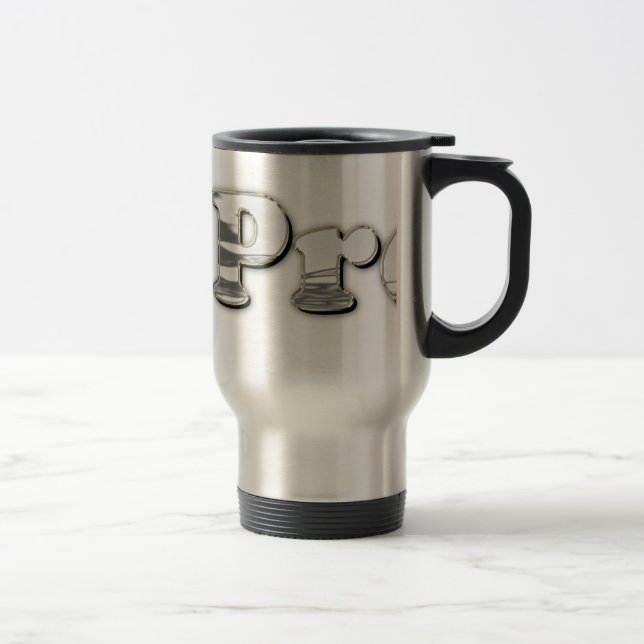 silver Not My President Travel Mug (Right)