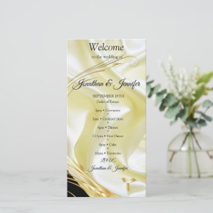 Silver or Gold Abstract flowers on - Silk & Art