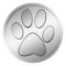 SILVER PAW PRINT