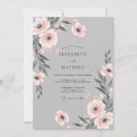 Silver Peach Petal Wedding