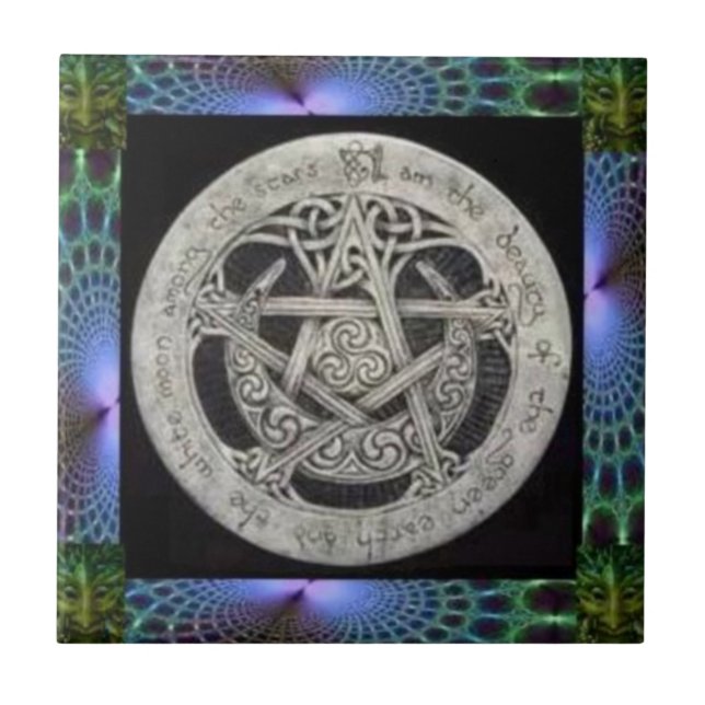 Silver Pentagram Tile (Front)