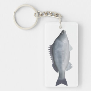 Silver Perch Key Ring