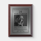 Silver - Personalized Photo - Employee Wooden