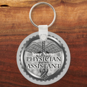 Silver Physician Assistant Key Ring