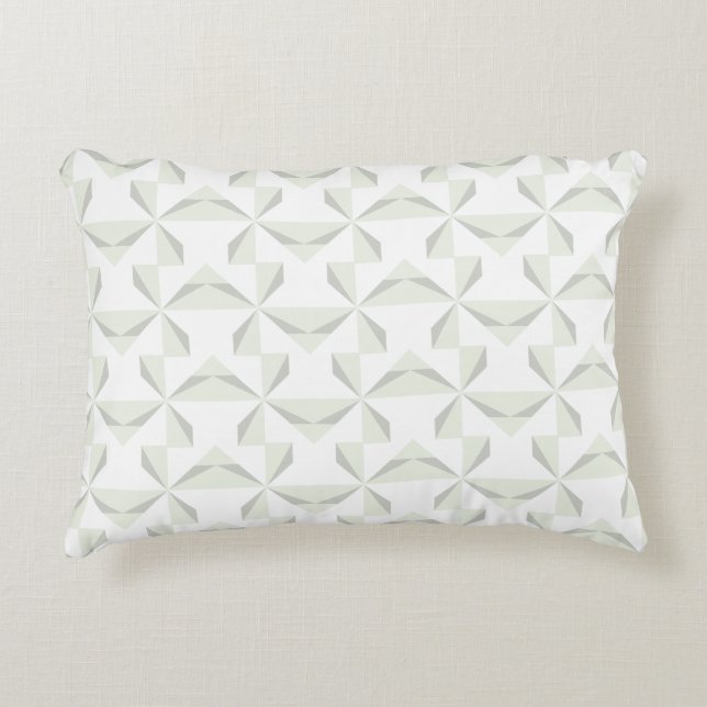 Silver Pinwheels Decorative Cushion (Front)