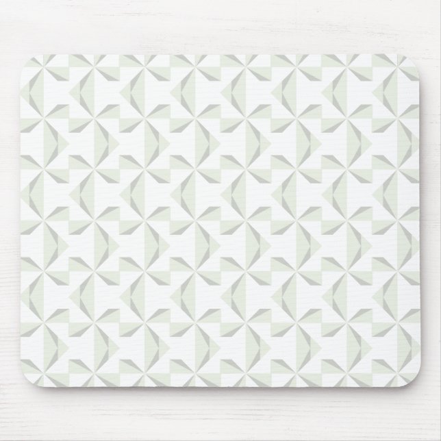 Silver Pinwheels Mouse Pad (Front)