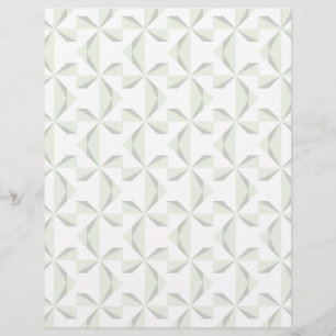Silver Pinwheels Scrapbook Paper