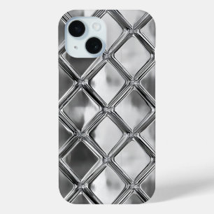 Silver Plate Pattern iPhone 15 Case