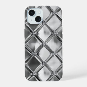 Silver Plate Pattern iPhone 15 Case