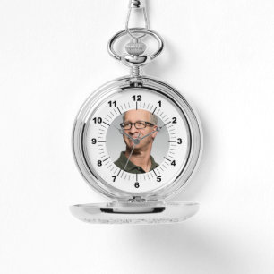 Silver Pocket Wat - Personalised Watch