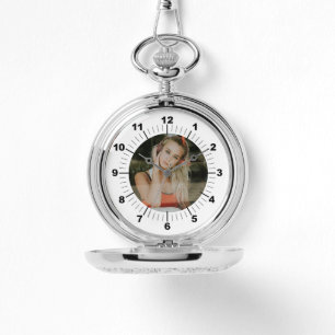 Silver Pocket Watch - Personalized  