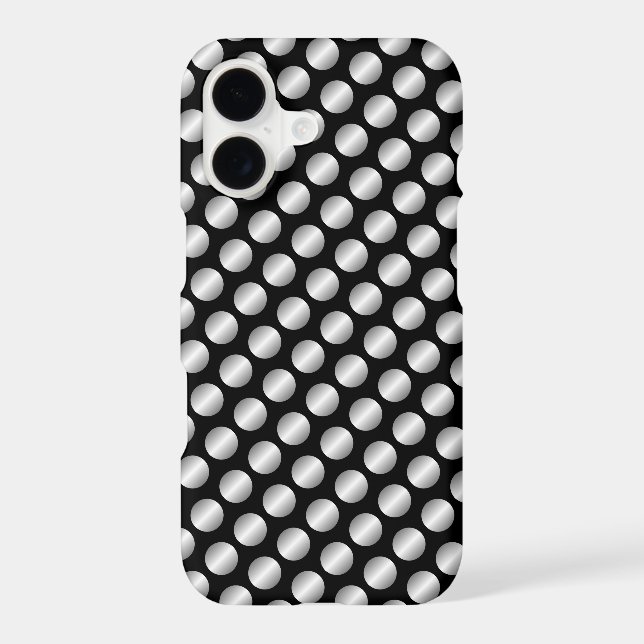 Silver Polka Dot Design (Back)
