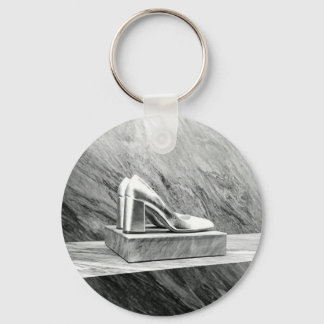 Silver Prada shoes 2015 Key Ring