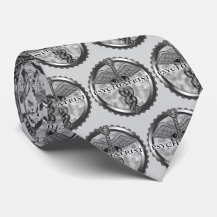 Silver Psychiatrist Tie