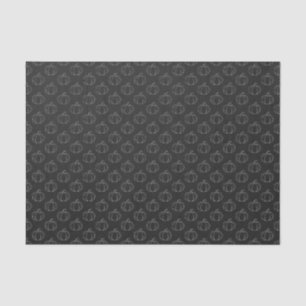 Silver Pumpkin Halloween Tissue Paper