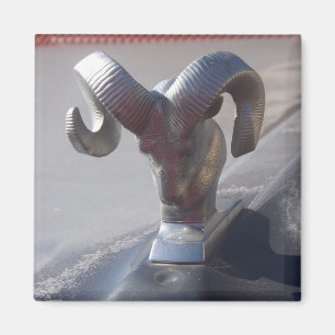Silver Ram Magnet